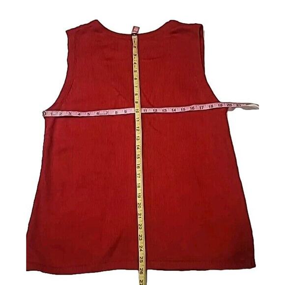 Ugly Christmas Sweater Red Snowman Vest - Picture 6 of 6